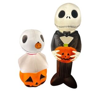Nightmare Before Christmas Jack Skellington Zero Yard Decoration‎ Blowmold